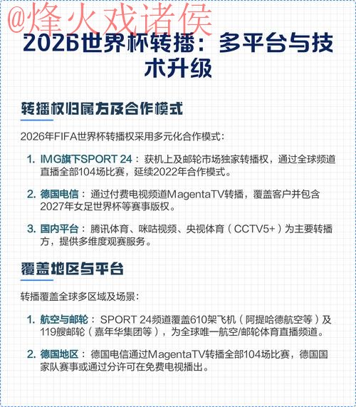 2026世界杯直播在线观看最佳平台推荐 2026世界杯直播在线观看最佳平台推荐